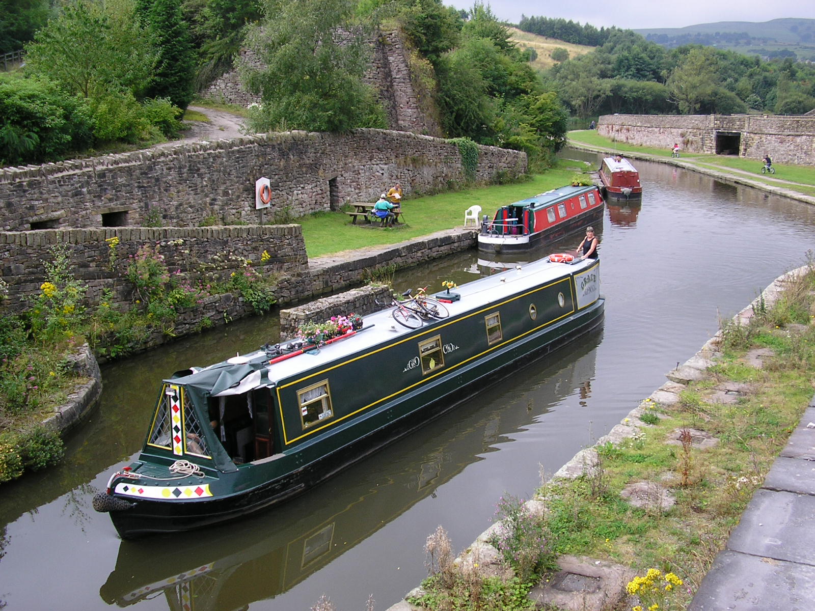 Modern narrowboats for leisure cruising